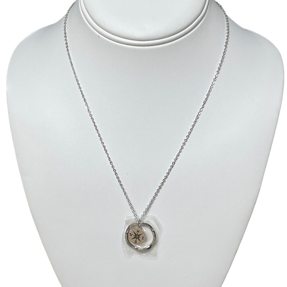 Compass I'd Be Lost Without You necklace NWOT - Picture 1 of 4